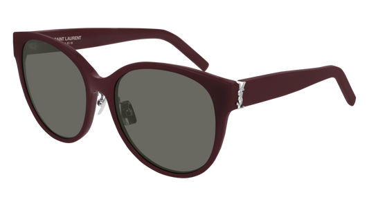 Saint Laurent Sunglass Woman Burgundy Burgundy Grey