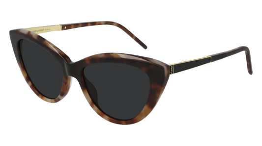 Saint Laurent Sunglass Woman Havana Gold Black