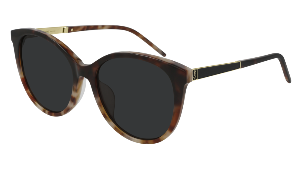 Saint Laurent Sunglass Woman Havana Gold Black