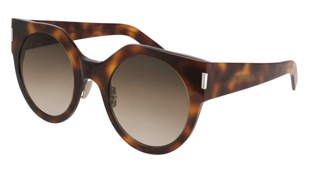 Saint Laurent Sunglass Woman Havana Havana Brown