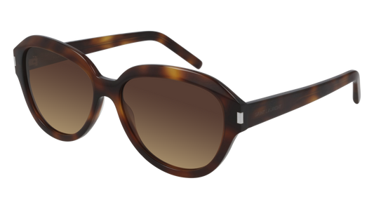 Saint Laurent Sunglass Woman Havana Havana Brown