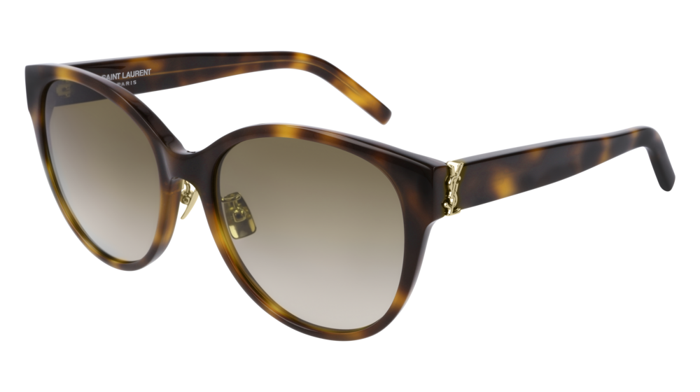 Saint Laurent Sunglass Woman Havana Havana Brown