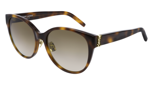 Saint Laurent Sunglass Woman Havana Havana Brown