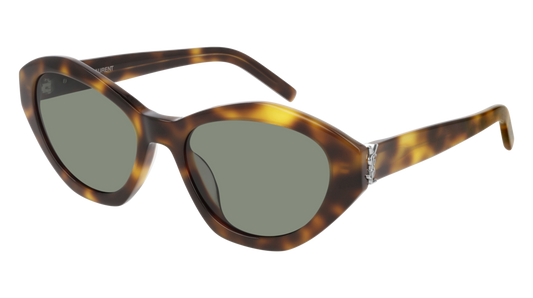 Saint Laurent Sunglass Woman Havana Havana Green