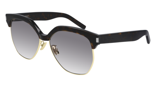 Saint Laurent Sunglass Woman Havana Havana Grey