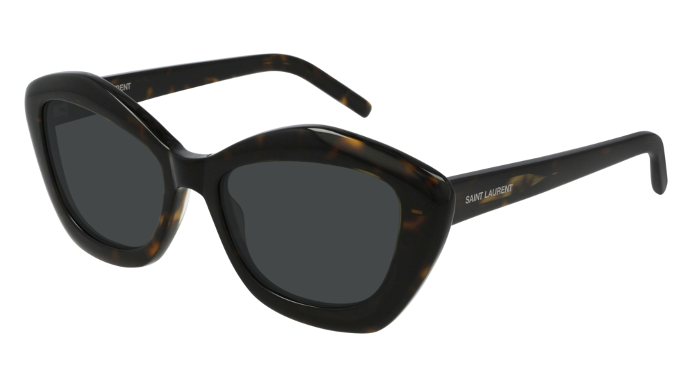 Saint Laurent Sunglass Woman Havana Havana Grey