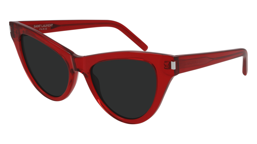 Saint Laurent Sunglass Woman Red Red Black