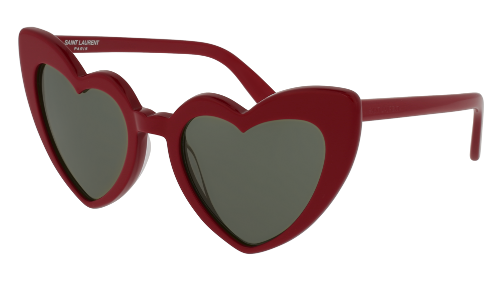 Saint Laurent Sunglass Woman Red Red Grey