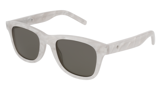 Saint Laurent Sunglass Woman White White Grey