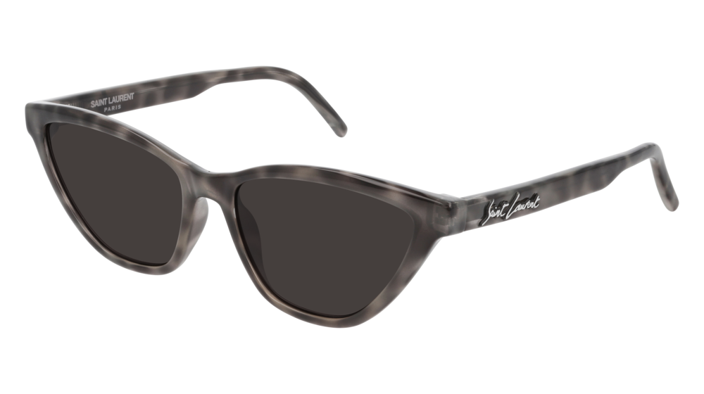 Saint Laurent Sunglass Woman Grey Grey Black