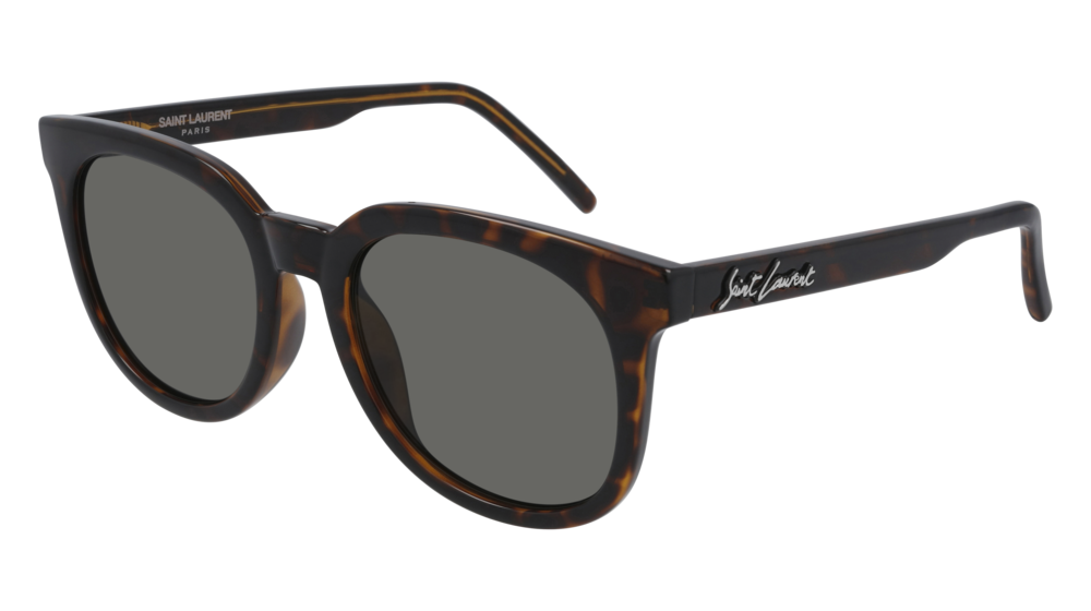 Saint Laurent Sunglass Woman Havana Havana Grey