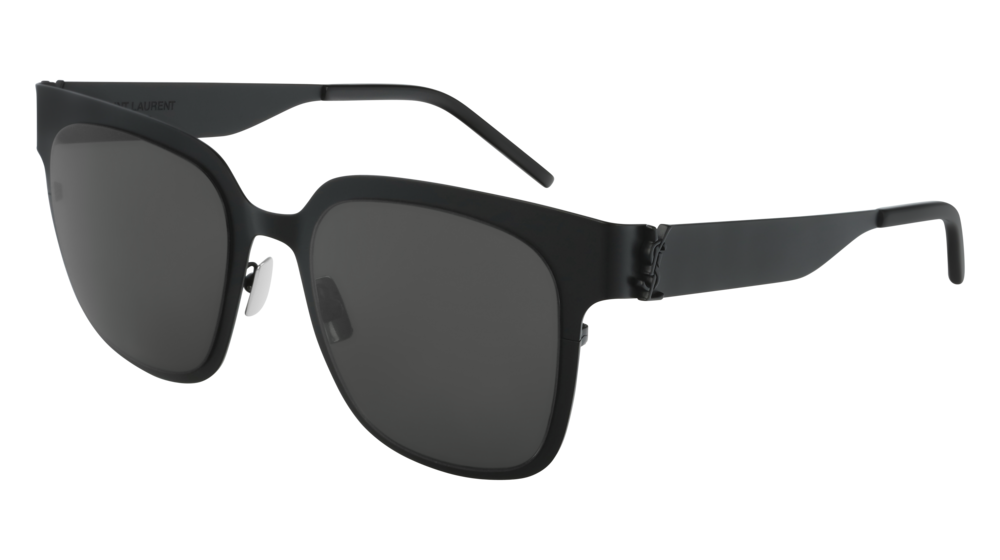 Saint Laurent Sunglass Woman Black Black Grey