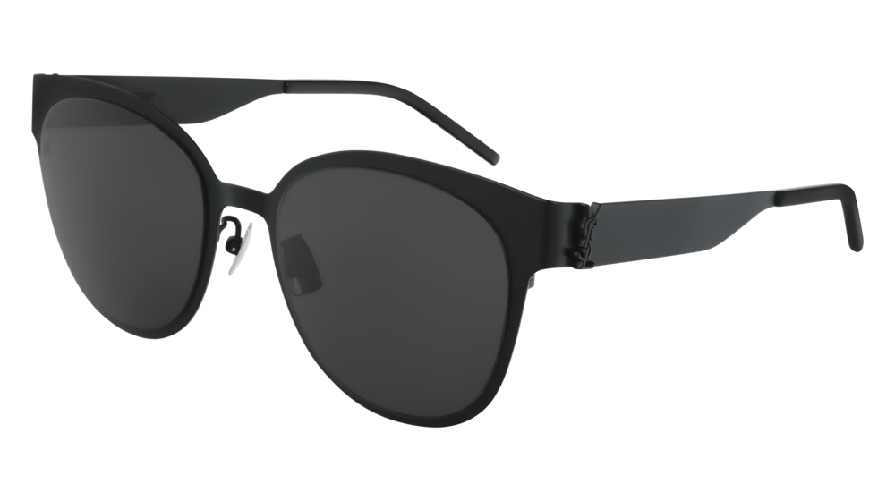 Saint Laurent Sunglass Woman Black Black Grey