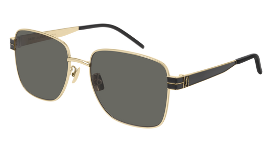 Saint Laurent Sunglass Woman Gold Gold Grey