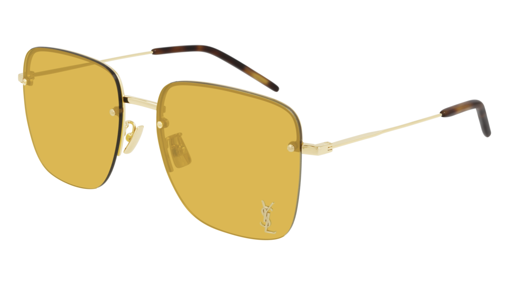 Saint Laurent Sunglass Woman Gold Gold Yellow