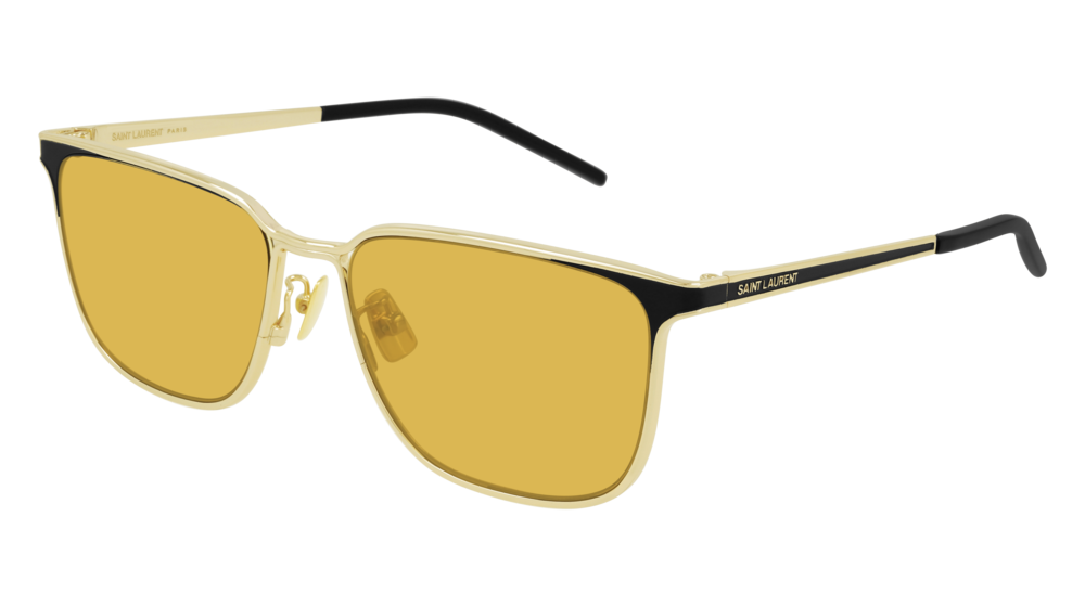 Saint Laurent Sunglass Woman Gold Gold Yellow