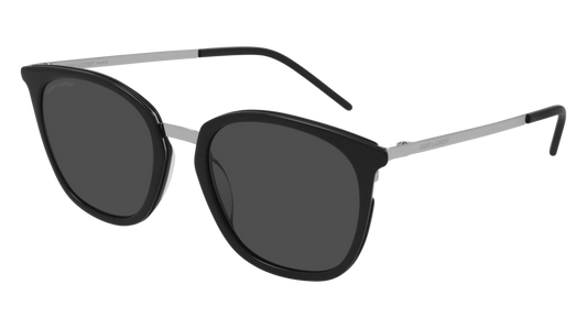 Saint Laurent Sunglass Woman Silver Silver Grey