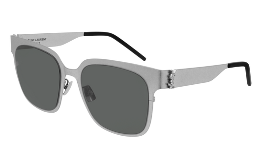 Saint Laurent Sunglass Woman Silver Silver Grey